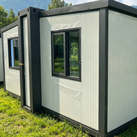 Maison préfabriquée extensible de 10 pieds, taille pliée de 700 mm, 6 unités par conteneur, pour achat en gros par agent