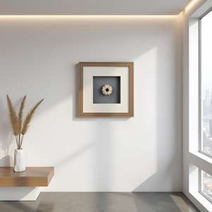 Original Art Factory Vente en gros plastique décor belle conque toile tenture <span class=keywords><strong>murale</strong></span> peinture cuir boîte hôtel maison mur Art - Product Image 4