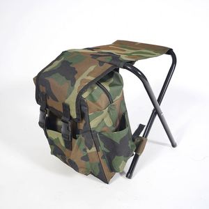 Tabouret de camping pliable portable avec tissu Oxford et structure métallique, chaise de jardin d'extérieur pour la randonnée - Product Image 2