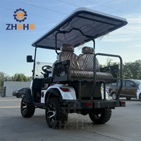 Voiturette de golf tout-terrain électrique 4 places fabriquée en Chine Cadeau premium surprise de Noël