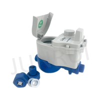 Contrôle de vanne de compteur d'eau intelligent en plastique Dn15mm Compteur d'eau prépayé numérique Lorawan avec protection IP68 prise en charge OEM