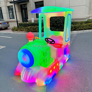 Nouvelle arrivée Londres Style 2 places Train pour parc d'attractions Center Shopping Mall Gagnez de l'argent Amusement Rides Enfants Pare-chocs Voiture Jouets - Product Image 1