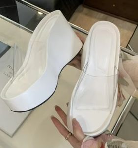 Chanclas de playa de estilo coreano para mujer, pantuflas de <span class=keywords><strong>mesa</strong></span> impermeables, suelas gruesas, aumento informal, nuevas tendencias - Product Image 5