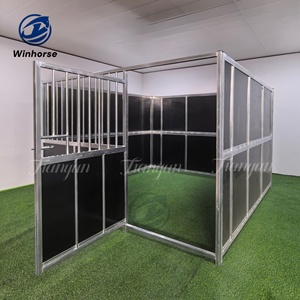 Box per Cavalli Modulare Portatile con Pannelli in Compensato ad Alte Prestazioni e Telaio in Acciaio, Riparo per Eventi - Product Image 4
