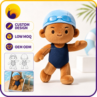 Peluche personnalisée certifiée CE ASTM, jouet en peluche OEM, animal en peluche doux, peluche de dessin animé, logo personnalisé pour la promotion de la marque