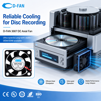 Mini ventilateur 30x30x7mm 5V, fournisseur de ventilateurs 3007 à haute vitesse 3.3V 30mm 8000 tr/min, petit ventilateur de refroidissement DC 12V pour le refroidissement des disques d'enregistrement