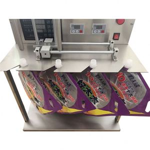 Máquina de Llenado de Bolsas Doypack Semiautomática de 2 Cabezales y 17 Litros para Líquidos Blandos, Máquina de Llenado de Botellas de Detergente en Caja - Product Image 5