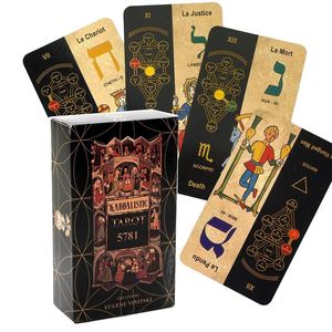 5781 Mazzo di Tarocchi Kabbalah Avanzati in Inglese Personalizzabile Bestseller Transfrontaliero - Product Image 1