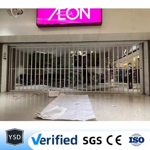 <span class=keywords><strong>Porte</strong></span> pliante moderne en fluorocarbone noir avec cadre en PC et verre, <span class=keywords><strong>porte</strong></span> patio 72x96, double vitrage trempé, extérieur - Product Image 2