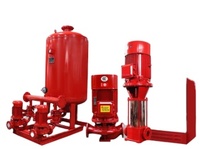 Ensemble de pompe à incendie Diesel/électrique horizontale XBD-W pour pompe de surpression de bureau de centre commercial municipal AB signe 3CF pompes d'arrosage d'incendie