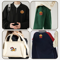 Patchs personnalisés brodés pour vêtements, patchs en chenille, animaux mignons, chien, chiot, broderie thermocollante pour vêtements