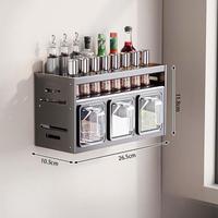 Boîte de rangement rotative multifonction Étagère à épices pour aliments Bouteille de rangement rotative pour aliments en conserve en cuisine