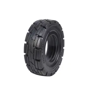 Solid Wheel Tire For Forklift Steer Wheel Loader 15*4.5-8 Forklift Solid Tire Lift Tire