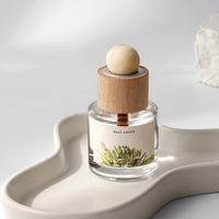 Diffuseur de bouteille de désodorisant de voiture d'arôme de parfum d'huile essentielle de luxe avec logo personnalisé vide