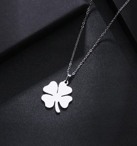 <span class=keywords><strong>Collana</strong></span> <span class=keywords><strong>Quadrifoglio</strong></span> in Acciaio Inossidabile per Donne, Colore Oro e <span class=keywords><strong>Argento</strong></span>, Vendita all'Ingrosso - Product Image 6