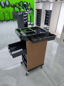 Chariot de rangement de salon à 5 niveaux durable en plastique, équipement de salon de coiffure, vente en gros d'usine - Product Image 4