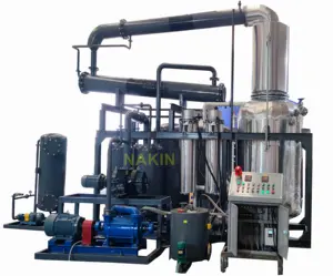 Distillation Technology Black Oil Refinery Plant Waste Engine Oil Recycling Machine