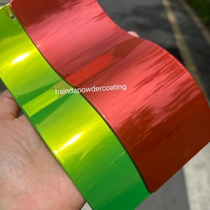 Chrome Cherry <strong>Red</strong> Illusion Color Candy Powder Coating <strong>Paint</strong> for <strong>Metal</strong> Furniture - Product Image 3