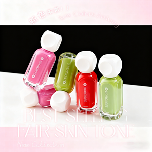 Juego de esmalte de <span class=keywords><strong>uñas</strong></span> de 10ML con logotipo personalizado directo de fabricación, secado rápido y pintura de <span class=keywords><strong>uñas</strong></span> natural saludable para niñas - Product Image 3