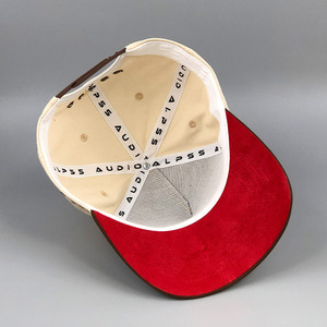 Một khung Golf tùy chỉnh 3D tùy chỉnh thêu thêu logo gorra không có cấu trúc hai tông màu Bông 5 bảng Mũ bóng chày - Product Image 4