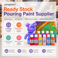 Giorgione High-light 60ml Ensemble de peinture acrylique pour coulage sur toile, verre, bois, carrelage, pour artistes et enfants, DIY