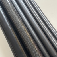 Tube en carbone époxy à filament enroulé de qualité industrielle, poteau composite en fibre de carbone léger et haute résistance pour usage industriel