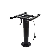TYTXRV Pied de table réglable en alliage d'aluminium pour bateau, remorque et caravane.
