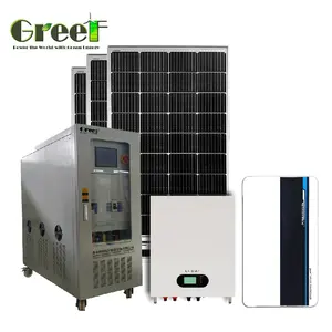 220V/380V WYE 15KW 20KW 30KW Hybrid storage single phase solar generator for home easy installation