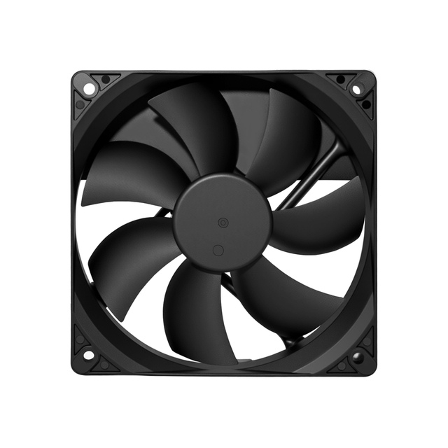 Poweryear Fan Manufacturer 12V 1225 120*120*25mm DC Brushless Fan with Baffle High Airflow Super Quiet Efficient Cooling
