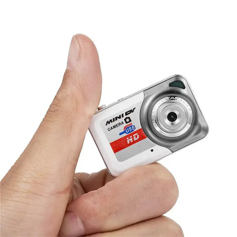 Kamera Digital Mini anak, rantai kunci kecil Ultra portabel murah Slot kartu TF tanpa kawat hadiah ulang tahun anak