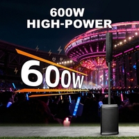 LAW-125DBD 12 inci 175OZ Speaker Kolom Pro 12 Inci 600W Subwoofer Aktif Sistem PA Subwoofer Aktif Pro Audio