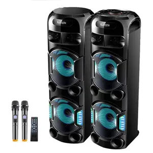 Haut-parleur de fête karaoké sans fil 800W Blue Tooth avec radio FM/AUX/USB/carte TF