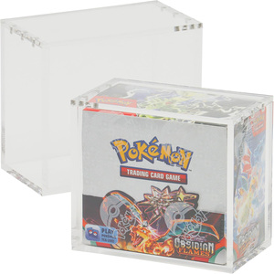 Boîte de protection pour booster de cartes Pokémon en acrylique personnalisée, boîte de présentation Elite Trainer, boîte de booster transparente, couvercle magnétique, boîte de protection pour cartes Pokémon - Product Image 3