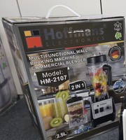 Peralatan Katering 2000W Hoffmans HM-2107 2 in 1 Pengolah Makanan 2.5L Mesin Penghancur Dinding Global Trade