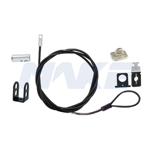 MK811 Serrure personnalisée en fil d'acier à ressort pour ordinateur portable antivol Noir Serrure <span class=keywords><strong>de</strong></span> boîtier d'ordinateur <span class=keywords><strong>de</strong></span> bureau avec deux clés - Product Image 1