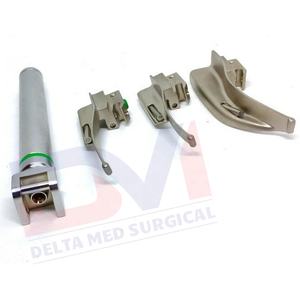 ชุดกล้องตรวจกล่องเสียงแบบใยแก้วนำแสงสำหรับเด็ก-มิลเลอร์ เยอรมัน สแตนเลส ได้รับการรับรองมาตรฐาน CE-เครื่องมือผ่าตัดพื้นฐาน เดลต้า ซิร์จิคอล - Product Image 5