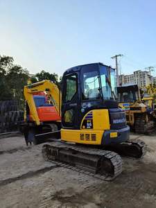 Mini-excavatrice Komatsu PC55 d'occasion avec capacité de 5 tonnes, moteur à soupape hydraulique Kawasaki et composants essentiels - Engrenages et moteur - Product Image 4