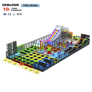 Hot Sale Rectangular Indoor Children's Playground <b>Trampoline</b> Park Safety-First Indoor <b>Trampoline</b> for Kids - Product Image 2