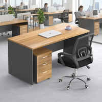 Bureau d'ordinateur en gros pour usine, bureau simple, table de direction pour PDG, mobilier de bureau