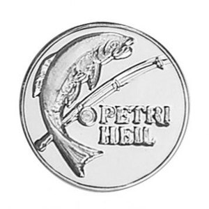 Piatto Decorativo 2D a Forma di Pesce D=25mm - Product Image 1