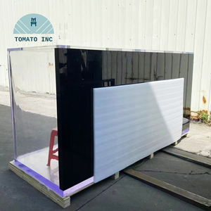 TOMATO INC Modern <b>Square</b> Acrylic Modern Acrylic Transparent Swimming <b>Pool</b> Aquarium with Seamless Viewing Panels - Product Image 3