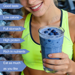 Polvo para Batido de Leche con Sabor a Arándanos, Personalizado y Dietético, Reemplazo de Comida, Proteína, Quemagrasas, en Bolsa, para Adultos - Product Image 5