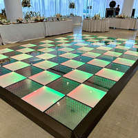 3D-Infinity-LED-Tanzflächenpaneele | IP65 Wasserdichte Magnetfliesen für Outdoor-Hochzeitsbühnen und Mobile Veranstaltungen