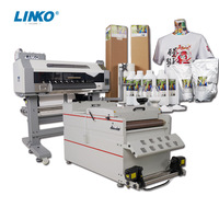 LINKO Bester Hochgeschwindigkeits-Doppelkopf I3200 A2 60cm DTF-Drucker Druckmaschine T-Shirt DTF-Drucker 60cm mit Pulvers chüttler