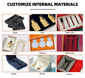 Caja de Embalaje Personalizada para Set de Perfumes, Caja para <span class=keywords><strong>5</strong></span> Botellas de Fragancia con Logotipo en Relieve, Caja Magnética para Perfumes, Cajas para Aceites Esenciales - Product Image 6