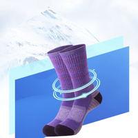 Chaussettes de ski en laine mérinos personnalisées, respirantes et chaudes, évacuant la transpiration, pour l'hiver, les sports, la randonnée et l'extérieur