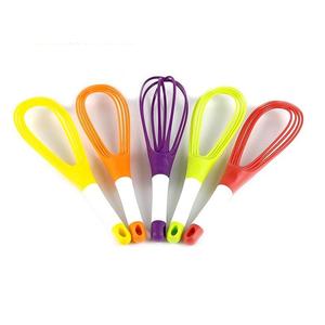 Batteur à œufs créatif rotatif et pliable en plastique PP, mélangeur manuel, outils de cuisine - Product Image 2