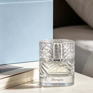 Bouteille en verre transparente cylindrique de 50 ml et 100 ml pour le stockage de parfums <span class=keywords><strong>à</strong></span> <span class=keywords><strong>domicile</strong></span> et en voyage, flacon de parfum de 100 ml - Product Image 4