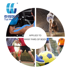 Cinta Deportiva Sintética Premium de 2.5CM*5M, Material de Algodón Personalizable, Vendajes de Kinesiología Muscular Impermeables Precortados - Product Image 4