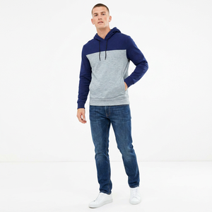 Sudaderas con Capucha Lisas de Algodón Extra Grandes con Logotipo Personalizado, Sudadera con Capucha Transpirable Unisex de Talla Grande para Hombre - Product Image 1